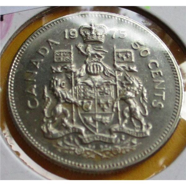 1975 CH/BU CANADA HALF DOLLAR