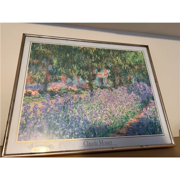 Claude Monet Garden Painting Wall Hanging