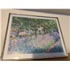 Image 1 : Claude Monet Garden Painting Wall Hanging