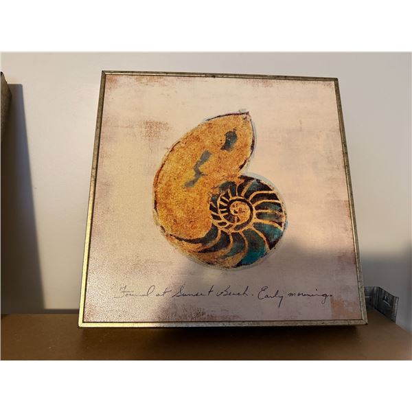 Snail Painted Wall Hanging