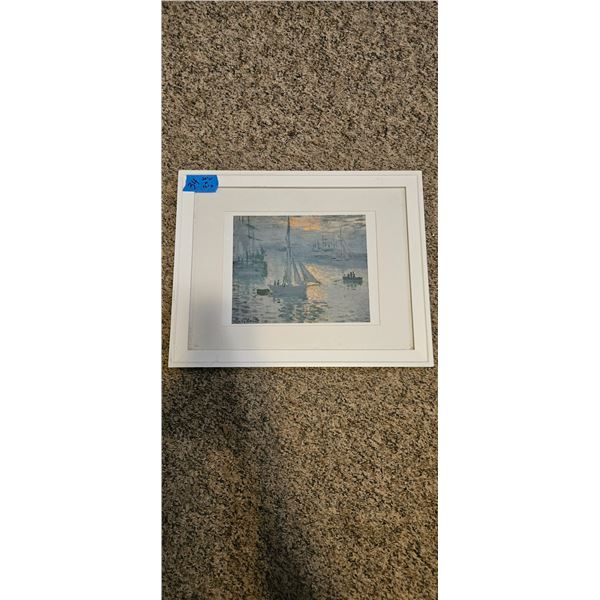 Sail Boat Painted Wall Hanging