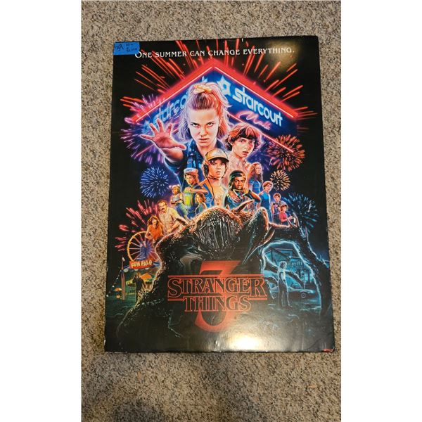 Stranger Things Poster Board Wall Hanging