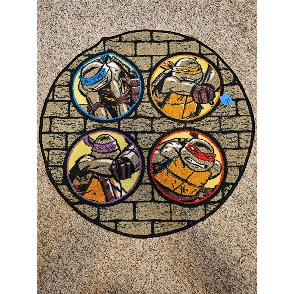 Ninja Turtle Round Rug
