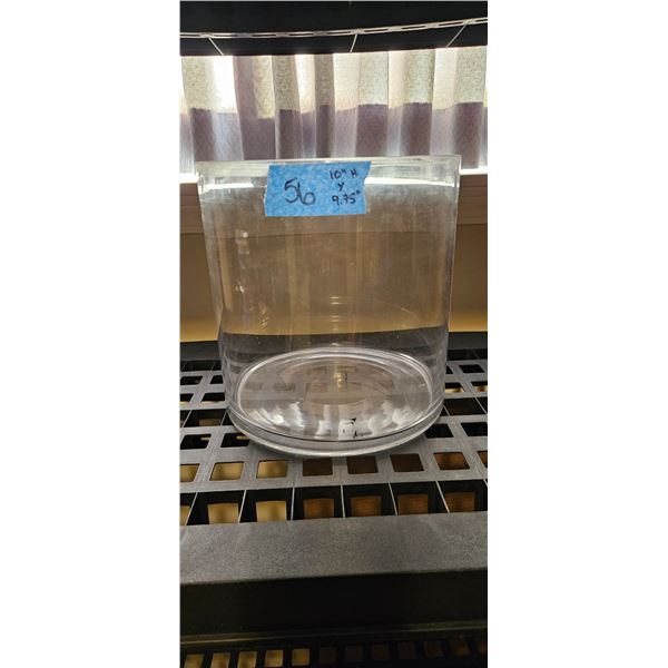 Large Round Glass Vase