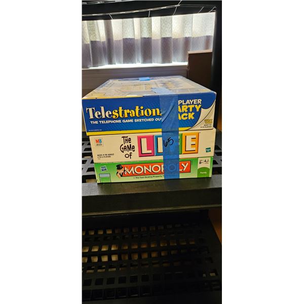 Variety of Board Games: set of 3