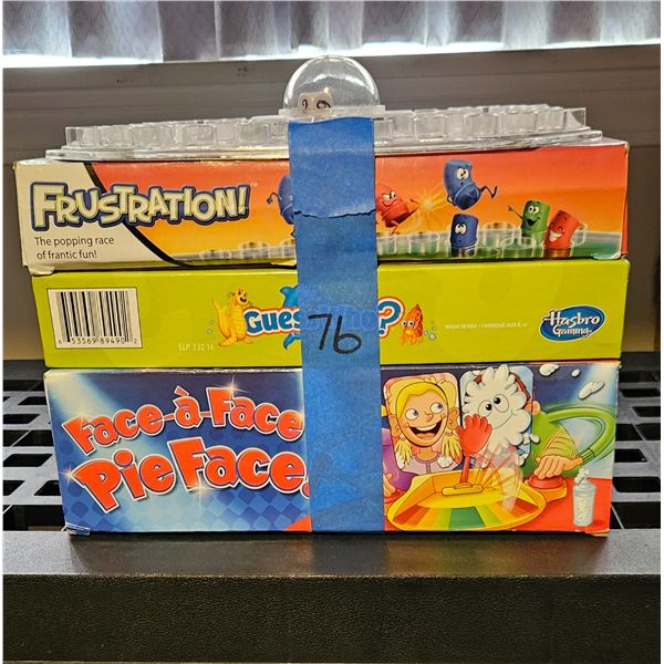 Variety of Board Games: set of 3