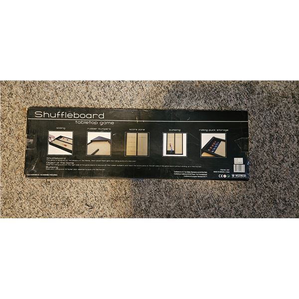 Shuffleboard tabletop game