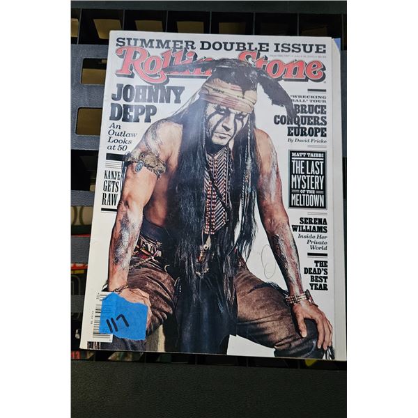 Rolling Stones: Johnny Depp cover