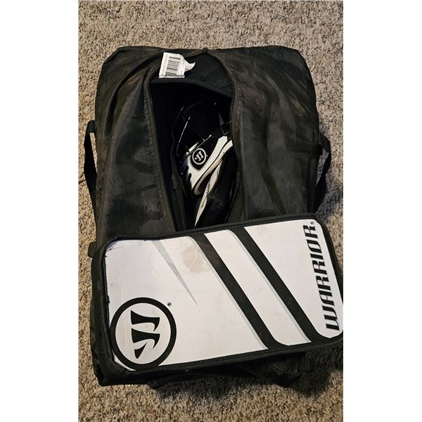 Goalie Pads and Helmet