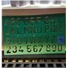 Image 1 : Plastic Letter/Number Stencil