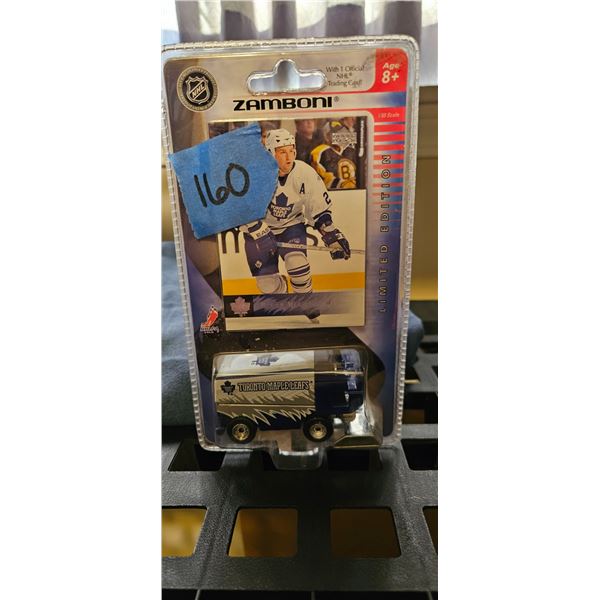 Toronto Maple Leaf Zamboni Hot Wheels/McCabe Trading Card