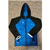 Image 1 : Youth Jacket with hood: Black/Blue Size 7-8 (Fall/Winter)
