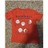 Image 1 : Youth T-Shirt - with baseball image - Size 6