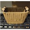 Image 1 : Brown Basket with wire mesh bottom