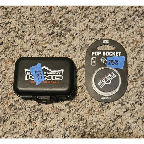 Supplement Kings Case and Pop Socket
