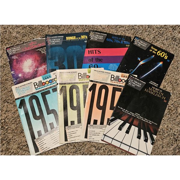 Variety of Electronic Keyboard Music books - 8pk