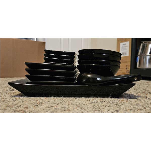 4 person Sushi Dish Set
