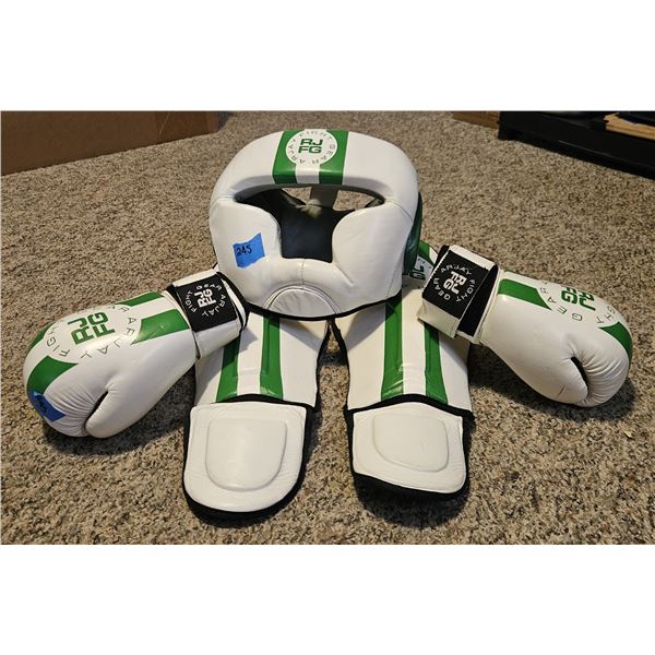 Sparing Mask, Gloves and Shin Pads
