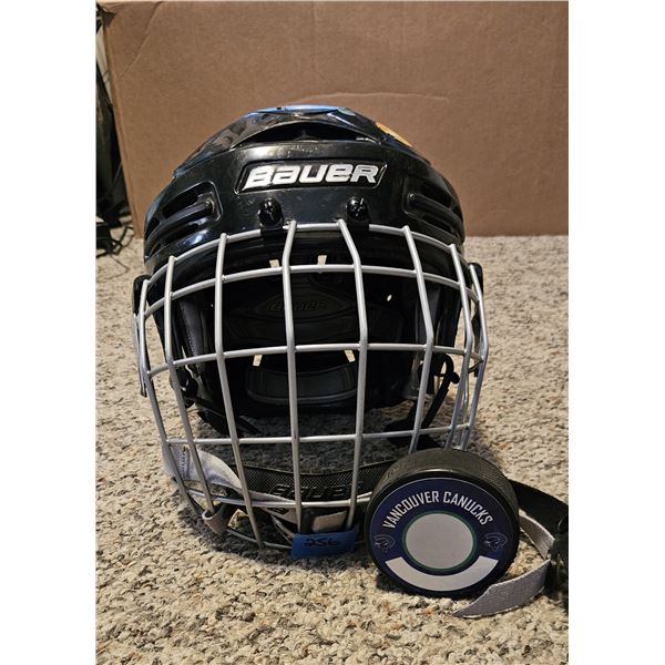 Hockey Helmet with Face Shield - Youth - Adjustable