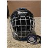 Image 1 : Hockey Helmet with Face Shield - Youth - Adjustable