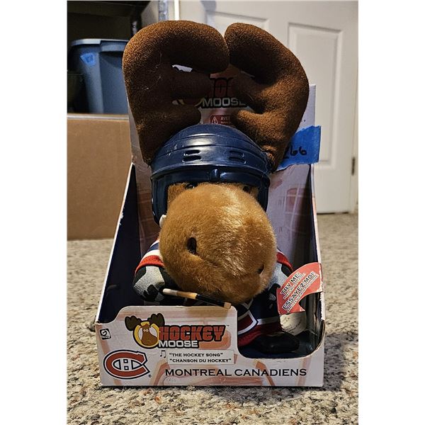 Montreal Canadiens Stuffed Hockey Moose