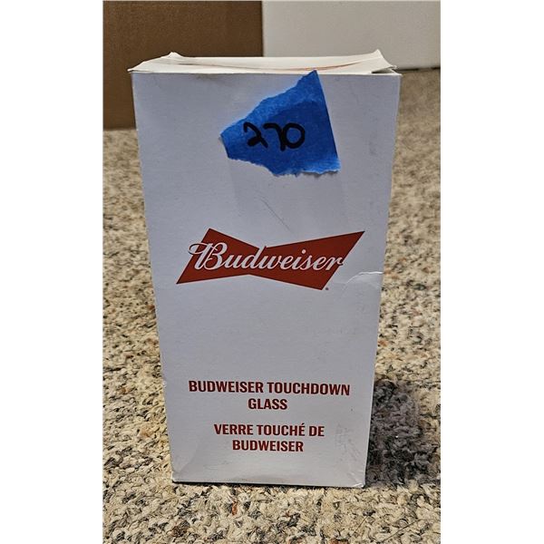 Seahawks Budweiser Touchdown Drinking Glass