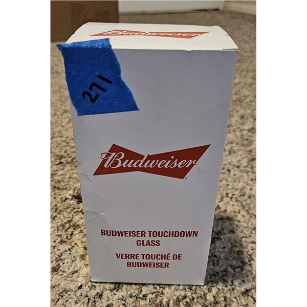 Seahawks Budweiser Touchdown Drinking Glass