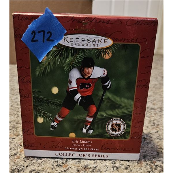 NHL Collector Series Christmas Ornament: Eric Lindros # 88 Philadelphia Flyers