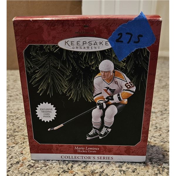 NHL Collector Series Christmas Ornament: Mario Lemieux # 66 Pittsburgh Penguins