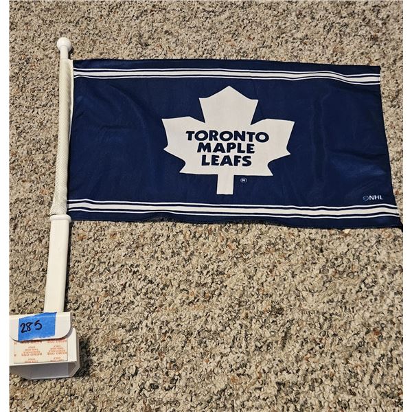 NHL Toronto Maple Leaf Car Window Flag