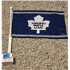 Image 1 : NHL Toronto Maple Leaf Car Window Flag