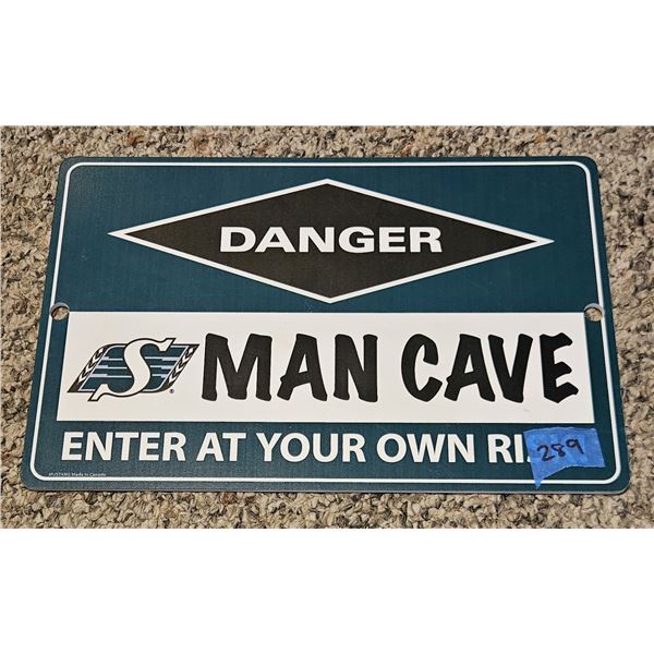 Saskatchewan Roughriders Man Cave Sign