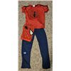 Image 1 : Halloween Costume Youth: Spiderman - Top, pants Size 5 - 6