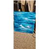 Image 1 : Wood Wall Hanging Picture - Waves