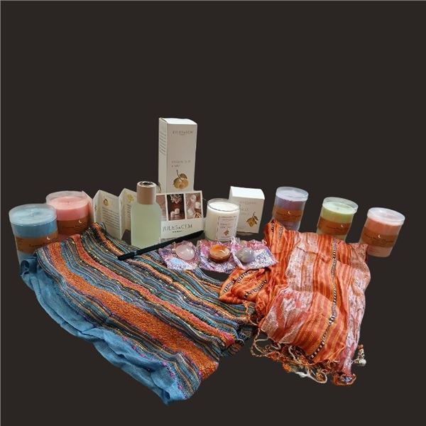 Candles, Diffuser and Crystal Set