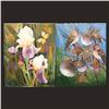 Image 1 : Two Hand-Painted 8" x 10" Art Prints