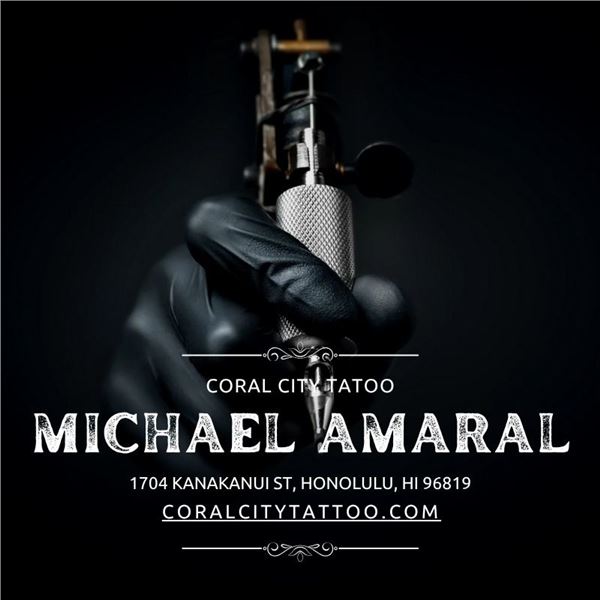Two $200 Tattoo Session with Michael Amaral at Coral City Tattoo