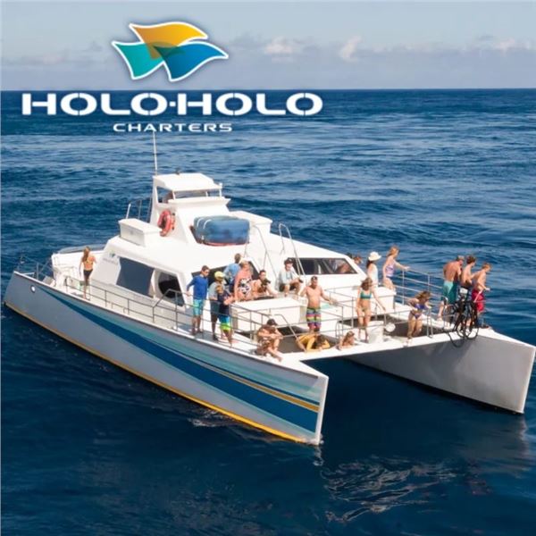 Napali Sunset Dinner Tour for Two on HoloHolo Catamaran