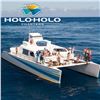 Image 1 : Napali Sunset Dinner Tour for Two on HoloHolo Catamaran