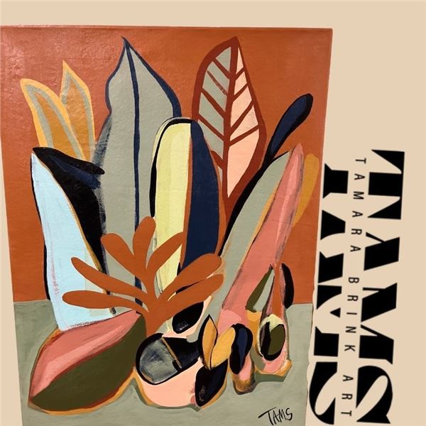 Autographed 36" x 48" Stretched Canvas Lo Kahi from "Still Tropical Botanicals"