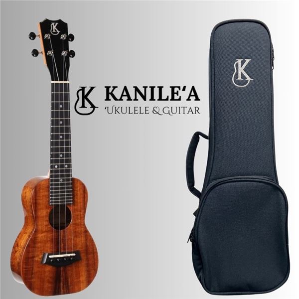 Kanile’a Deluxe Koa Soprano Ukulele - Autographed by Landon Mcnamara