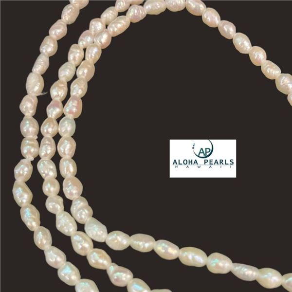 6 Keshi Pearl 32" Necklaces