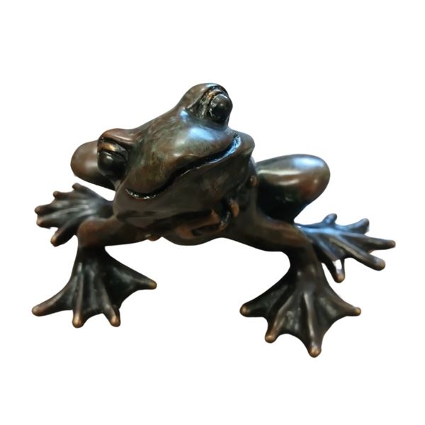Limited Edition Bronze Sculpture "Mr. Frog"