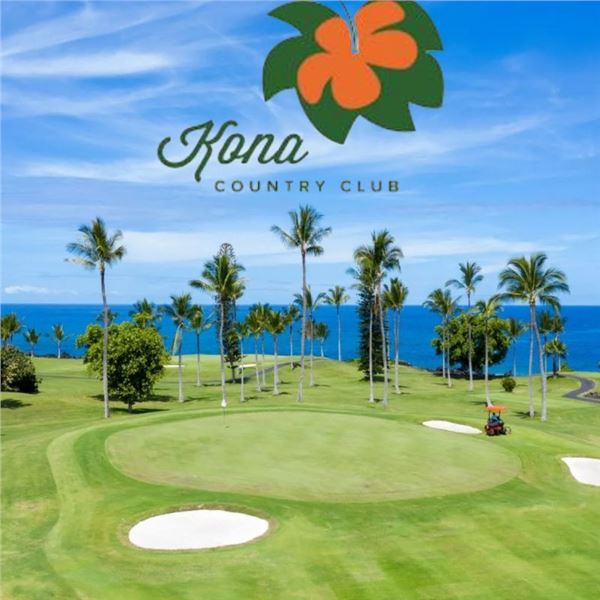 Two Gift Certificates for 18-Hole Rounds of Golf at Kona Country Club