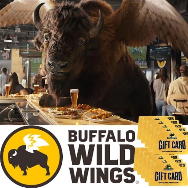 Ten $25 Gift Cards for Buffalo Wild Wings
