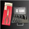 Image 1 : 10-Piece Spiral Flute Screw Extractor Set with Electrical Plier