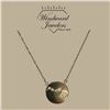 Image 1 : 14 Karat Solid Gold Island-Inspired Pendant & 18" Gold Chain
