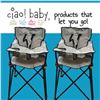 Image 1 : Two Portable Folding Highchairs with Carry Bags