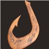 Image 1 : Autographed Hand Carved Fish Hook
