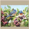 Image 2 : Two 8" x 5" Nature’s Beauty Hand Painted Art